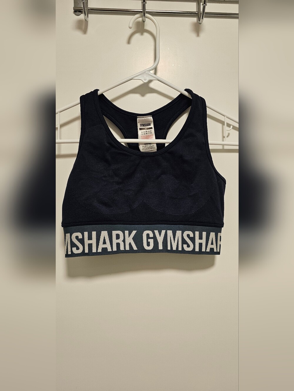 Gymshark Size S Navy Blue Sports Bra